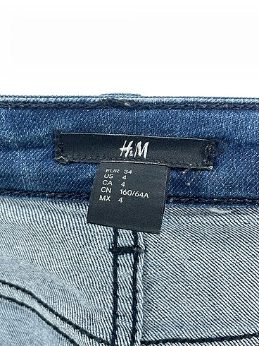 34 Beden mavi Renk H&M Jean / Kot %70 İndirimli.