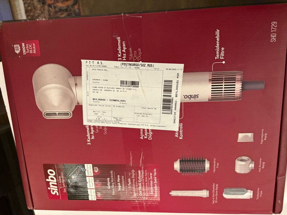 Bej Renkli Sinbo Saç Şekillendirici - Görsel 2