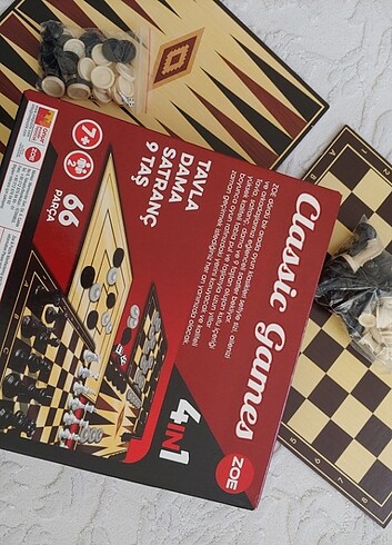 Tavla dama satranç dokuz taş kutu oyunu