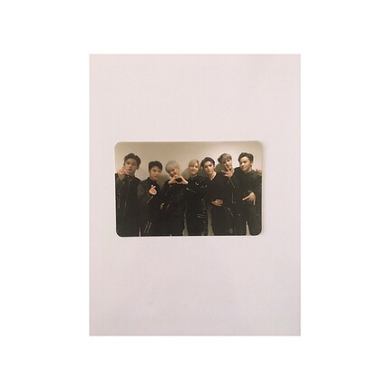 SuperM Grup Photocard