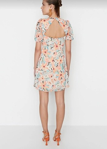 Trendyol Milla şifon çiçekli elbise  - Görsel 5