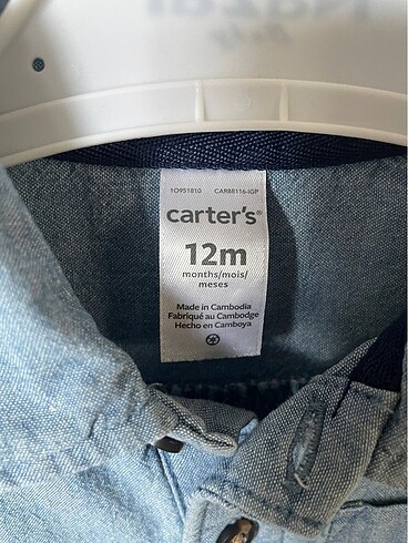 Carters Carters marka bebek tulumu