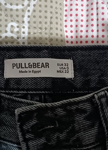 Pull and bear siyah straight düz paça jean