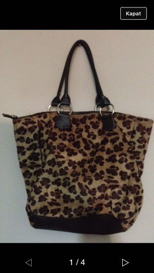 Leopar çanta
