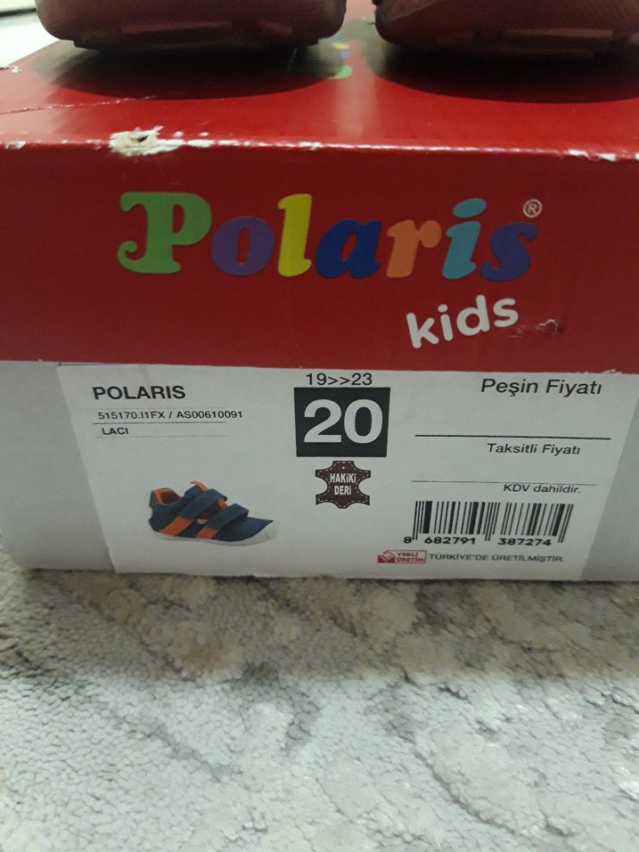 Erkek Bebek İlk Adım Ayakkabısı Cırtcırtlı Mavi - Görsel 2