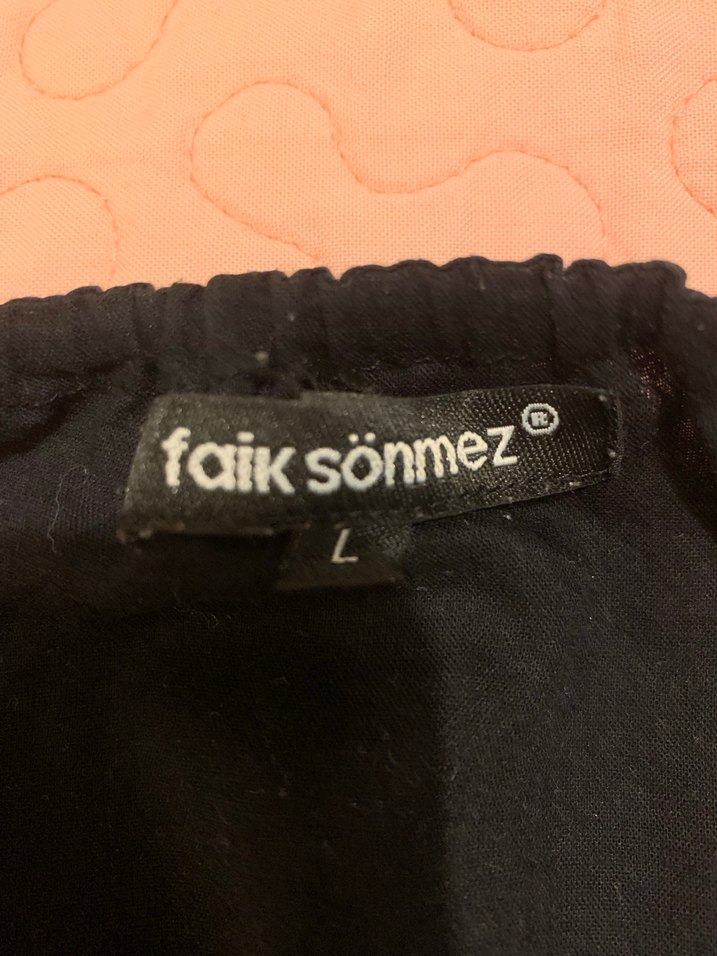 Faik Sönmez Boncuklu Nakışlı Bohem Hamile Uzun Etek - Görsel 3