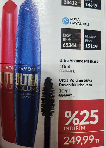 Beden Renk Avon Ultra Volume Maskara