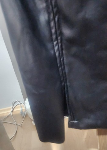 Kısa deri etek - Görsel 5