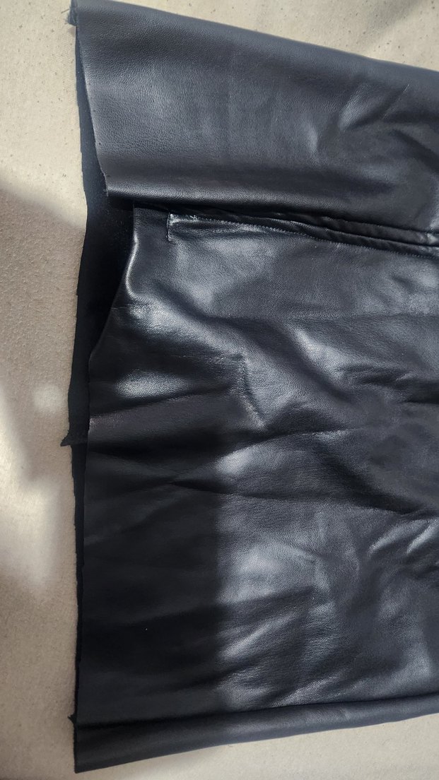 Kısa deri etek - Görsel 2