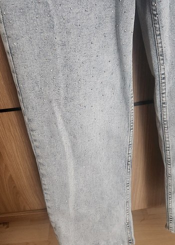 m Beden Taşlı kot pantalon