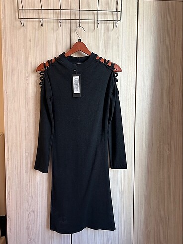 xs Beden siyah Renk Trendyolmilla Elbise