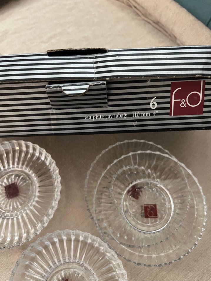 Paşabahçe FD 6lı çay tabağı - Görsel 3