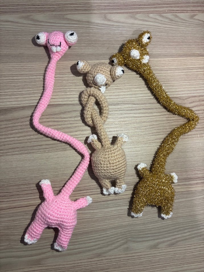 Renkli El Örgüsü Peluş Oyuncaklar - Görsel 3