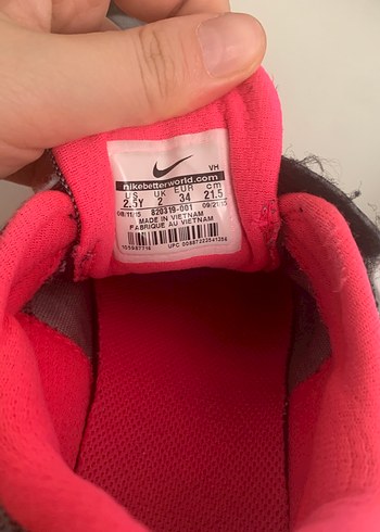 Kız Çocuk Gri Bağcıklı ve Cırt Cırtlı Spor Ayakkabı - Görsel 5