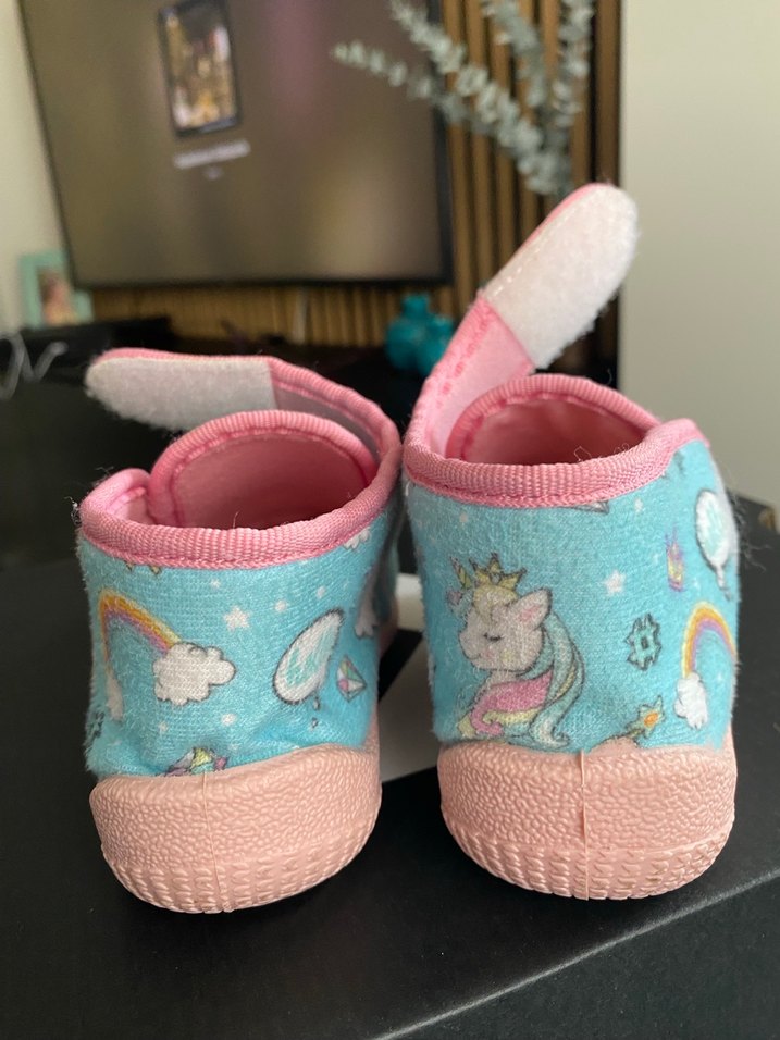 Lcw Mavi Unicorn Desenli panduf - Görsel 5