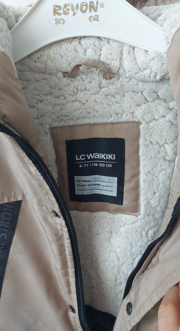 Bej Erkek Çocuk Düğmeli Mont - Görsel 2