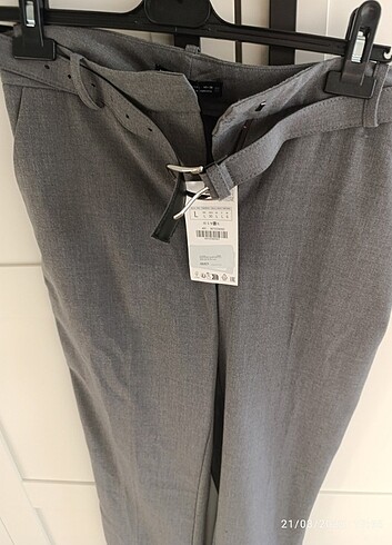 l Beden gri Renk Zara pantolon