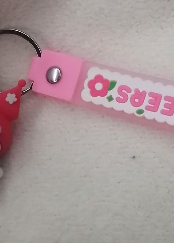 Pembe Püsküllü Rock Punk Anahtarlık Kuromi - Görsel 3