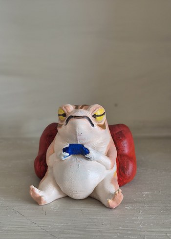 Renkli Gaming Kurbağa Figürü