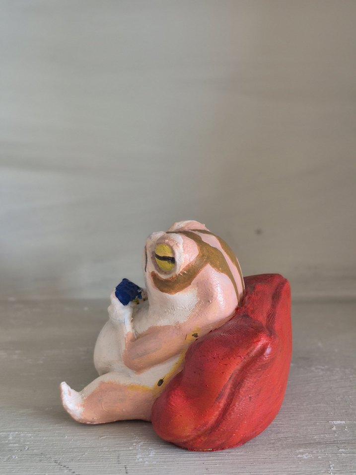 Renkli Gaming Kurbağa Figürü - Görsel 2