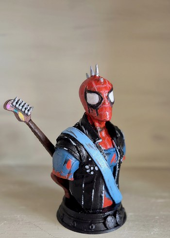 Spiderpunk Aksiyon Figürü Büstü