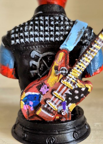 Spiderpunk Aksiyon Figürü Büstü - Görsel 3