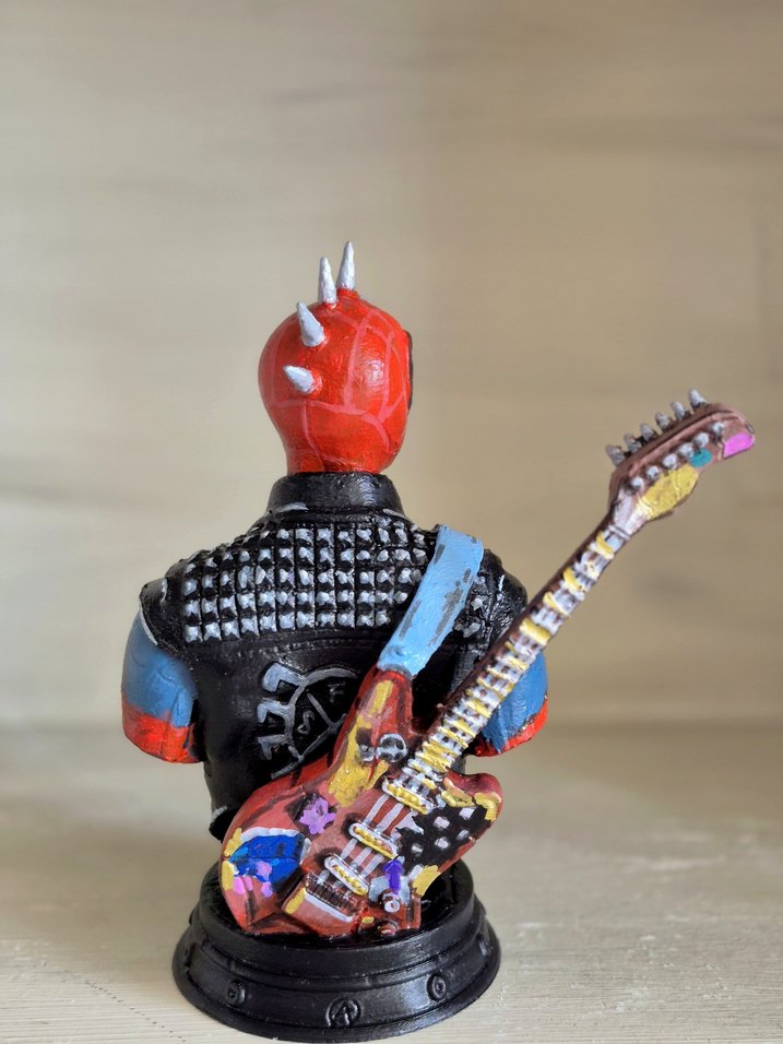 Spiderpunk Aksiyon Figürü Büstü - Görsel 2