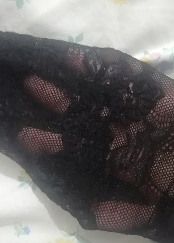 Siyah dantel bluz kolları dantel - Görsel 4