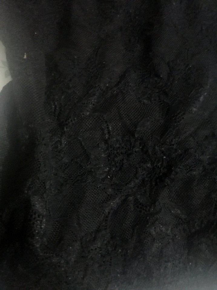 Siyah dantel bluz kolları dantel - Görsel 3