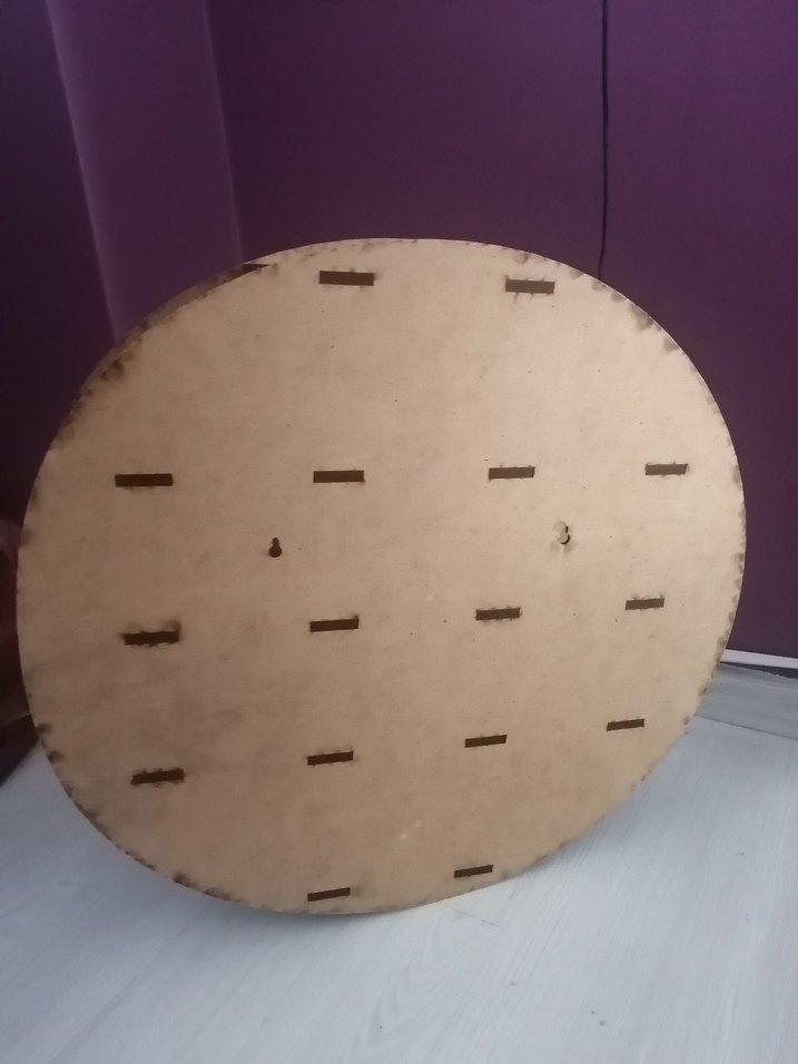 Ay şeklinde siyah duvar rafı - Görsel 4