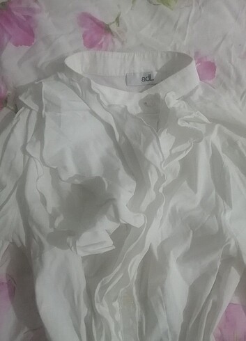 s Beden beyaz Renk Lolita gömlek 