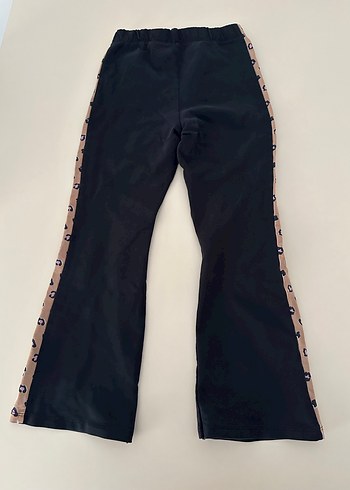 Kız Çocuk Leopar Desenli Bol Kesim Tayt - Görsel 4