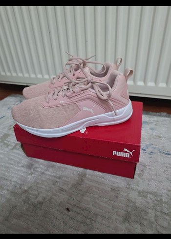 Puma Pembe Yüksek Topuklu Spor Ayakkabı