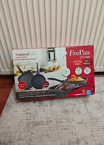 ThermoAD Fra Pan Tava Seti 26 28 cm