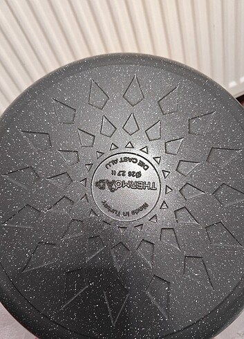 Beden gri Renk ThermoAD Fra Pan Tava Seti 26 28 cm