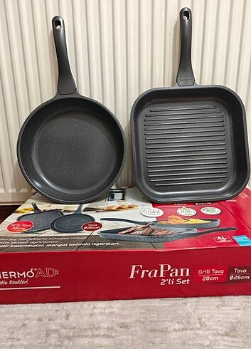 ThermoAD Fra Pan Tava Seti 26 28 cm