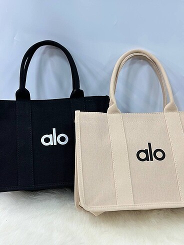 İthal Alo Yoga Canvas Tote Bag