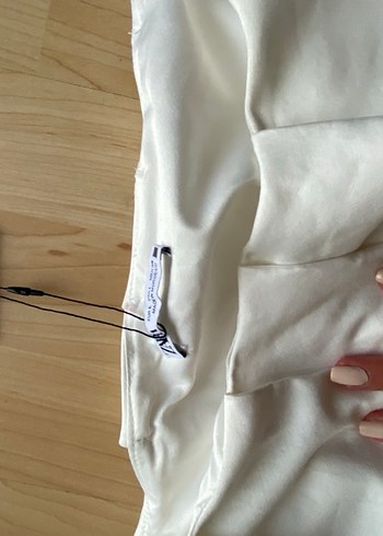 Zara Beyaz Mini Balon Etek - Görsel 5