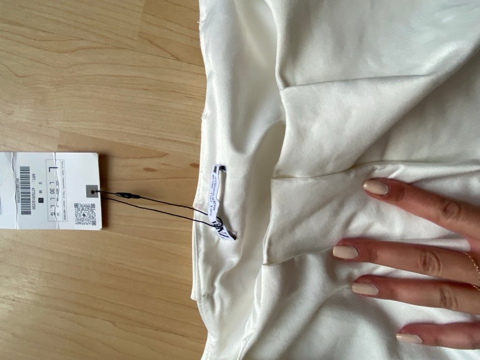 Zara Beyaz Mini Balon Etek - Görsel 5