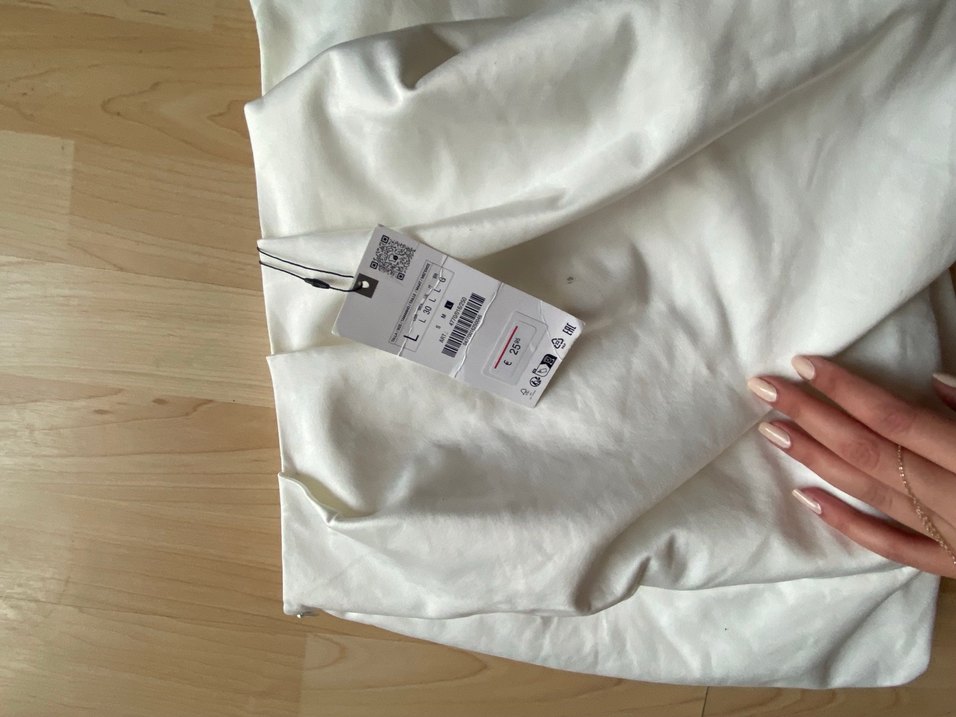 Zara Beyaz Mini Balon Etek - Görsel 2