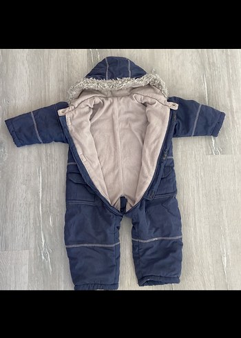 Gri Kürklü Bebek Tulumu - Görsel 4