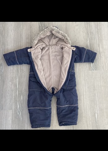 Gri Kürklü Bebek Tulumu - Görsel 5