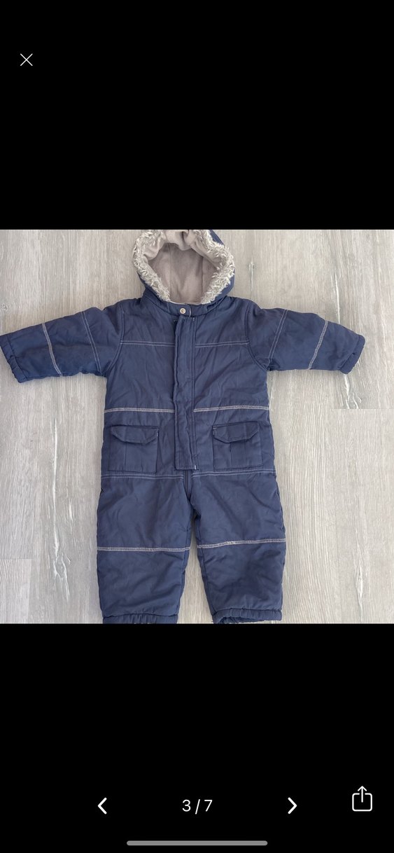 Gri Kürklü Bebek Tulumu - Görsel 3