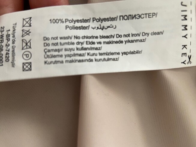 Jimmy Key Yağmurluk sezon malı 2700 TL - Görsel 5