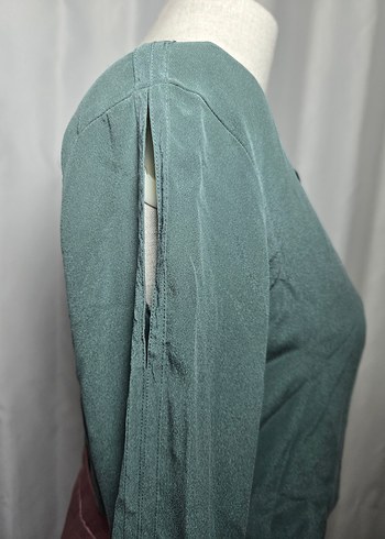 #network İpek bluz  Uzun Kollu Kadın Bluz - Görsel 2