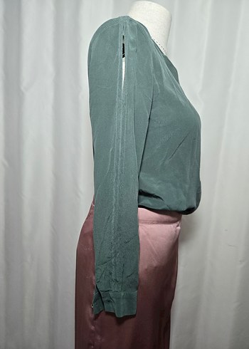 #network İpek bluz  Uzun Kollu Kadın Bluz - Görsel 4