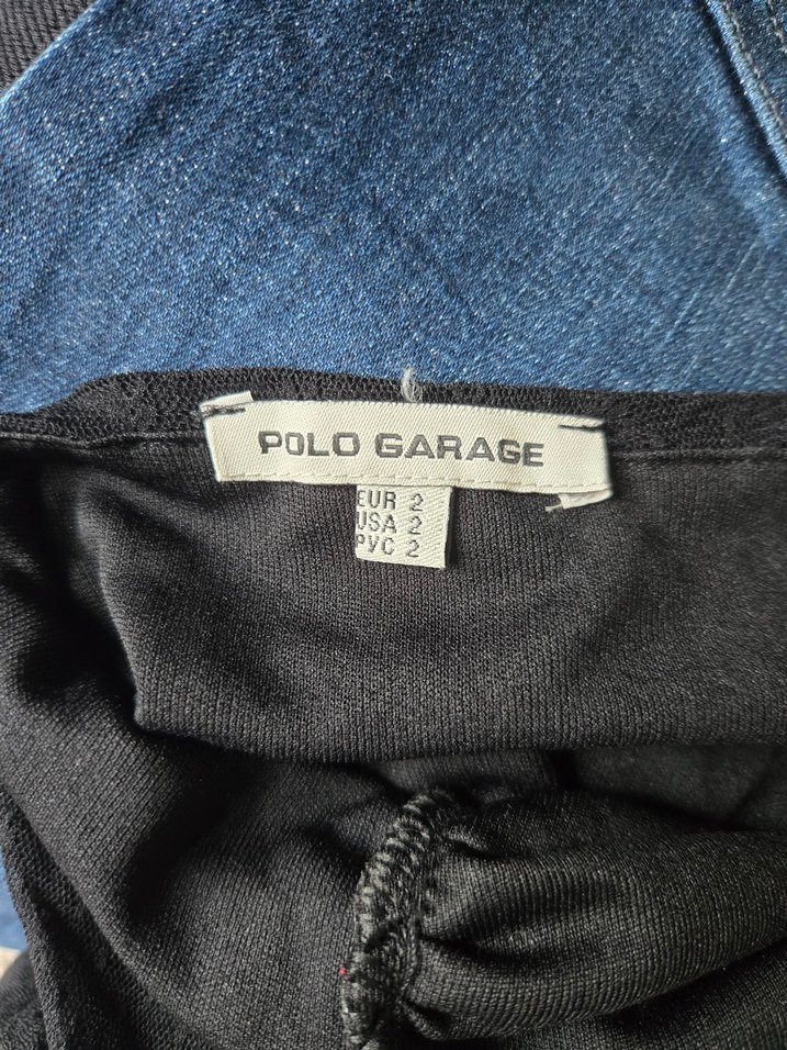 #pologarage Siyah Straplez Fırfırlı tül Abiye Elbise - Görsel 3