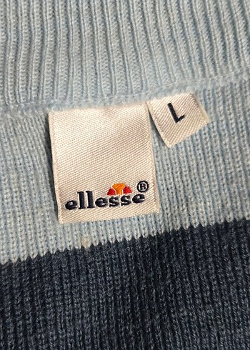 #ellese Fermuarlı Çizgili Mavi lacivert  Hırkası - Görsel 2