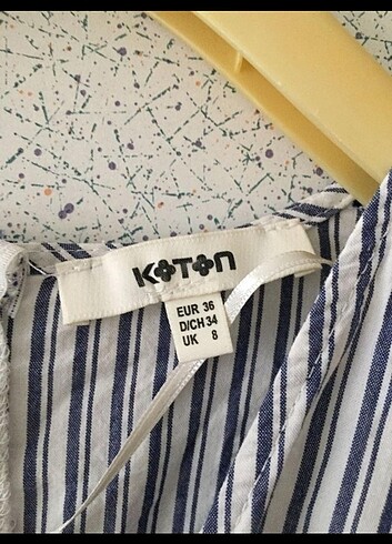 36 Beden Koton elbise 