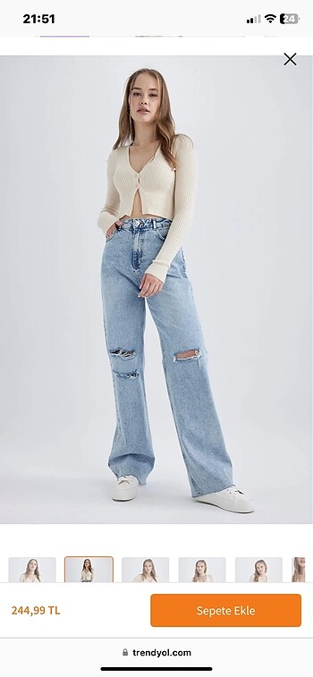 H&M Crop hırka